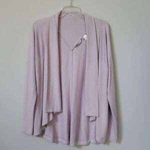 Athleta Cardigan Womens M Soft Waterfall Modal Knit Activewear Sporty Yoga